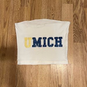 Brand new University of Michigan tube top